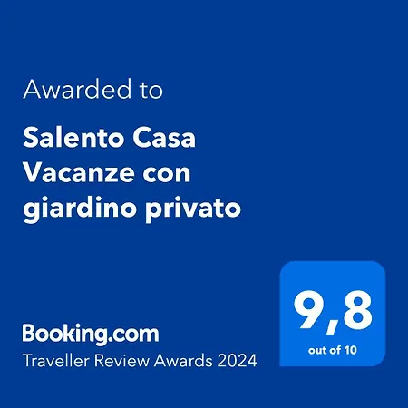 Salento Con Giardino Privato *